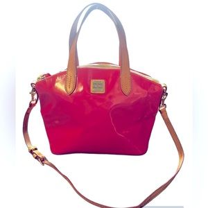 Dooney & Bourke Hot Pink Convertible Crossbody & Handle Bag with Removable Strap